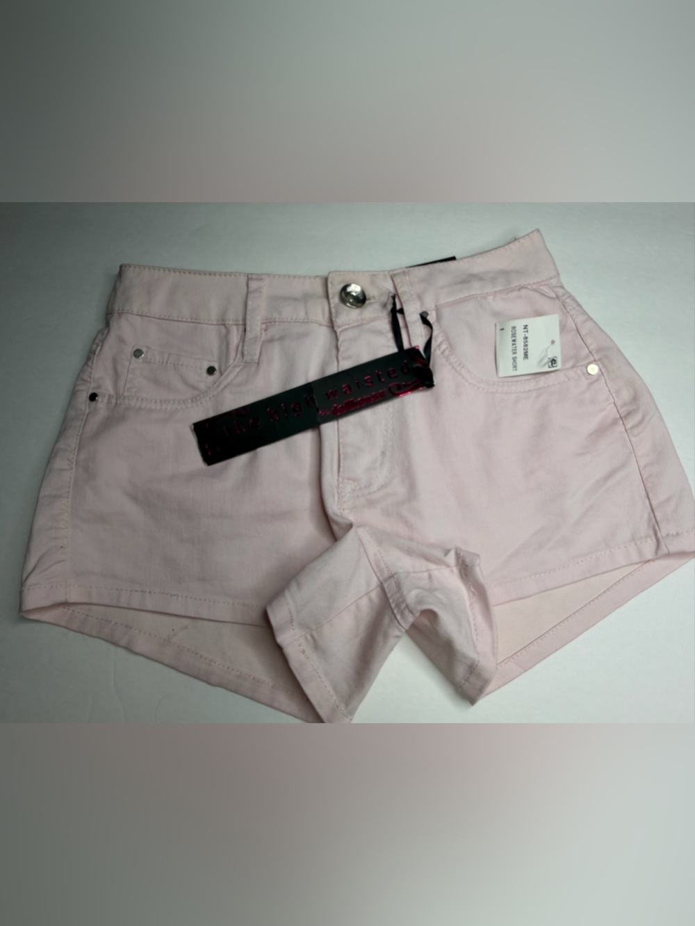 Dollhouse High-Waisted Rosewater Shorts – Light Pink – Size 1 (NWT)